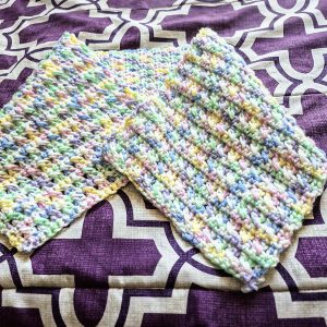 Crossed Stitch Confetti Scarf